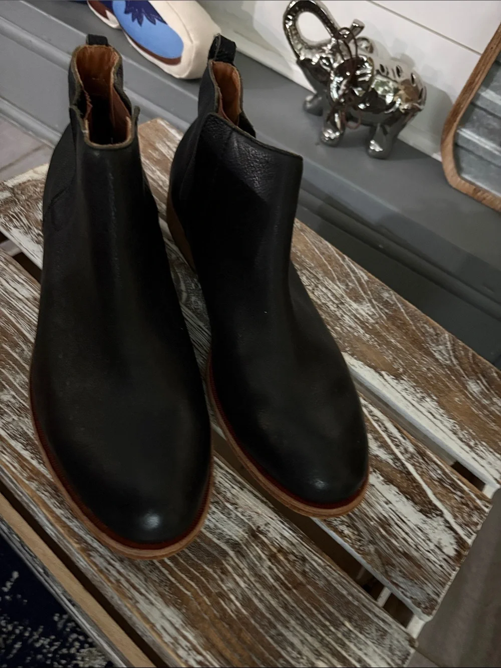 Kork-Ease Men's Black Leather Chukka Boots